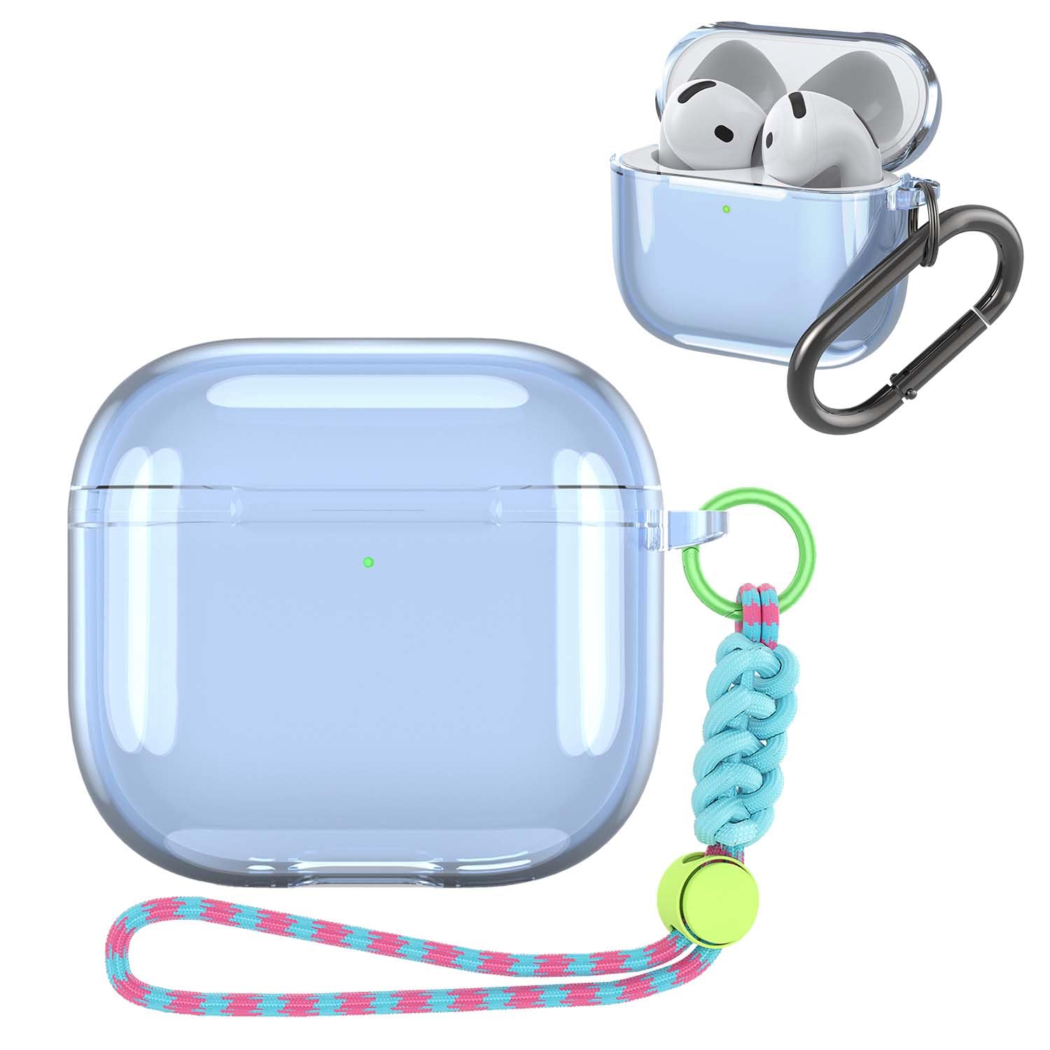 Amazon | For AirPods 4 ケース クリア 透明磨砂 YAJOJO AirPods 4